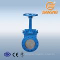 water knife gate valve ss304 pneumatic operated knife gate